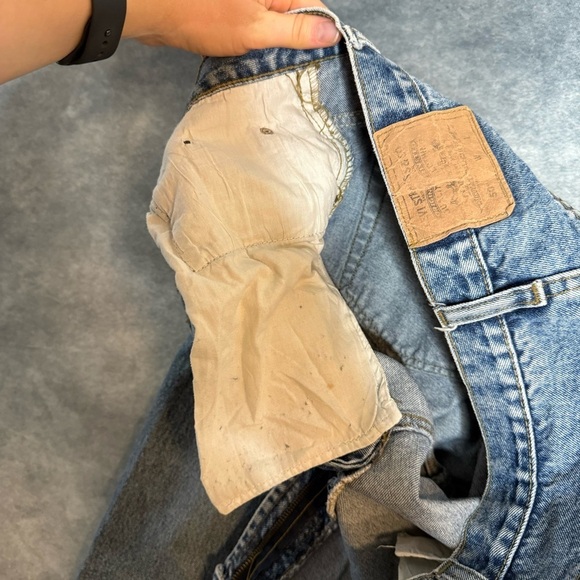 Vintage Levi’s 501 Jeans Men’s Sz 40 (Fits 35x30) Made in USA Button Fly Faded - Picture 12 of 16
